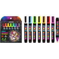 Набор маркеров меловых "Chalk Creative" 8цв. 3-5мм, двухсторон. сменный наконечник