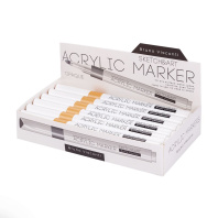 Маркер акриловый BV "Sketch and Art" золотой пулевидн. 1-3мм