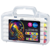 Набор маркеров акриловых  12цв. "Centrum" 1-3мм