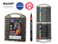 Набор маркеров акриловых  24цв. кистевидн. "Lumo"