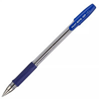 Ручка шариковая рез. упор 0.7мм синяя