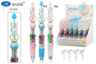 Ручка шар. многоцв. 4-х цветная, мини "Зайчик" 0,5мм, с вращающимся наконечником