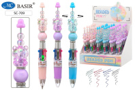 Ручка шар. многоцв. 4-х цветная, мини "Мишка" 0,5мм, с вращающимся наконечником