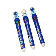 Ручка шар. многоцв.10-ти цветная "Космос" 0,7мм