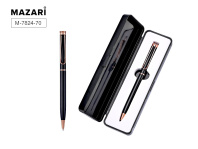 Ручка с пов.мех. в футляре "Bello B" шарик.,1,0мм, металл., синие чернила