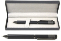 Ручка с пов.мех. в футляре "Fortis B" шарик.,0,7мм, металл., синие чернила