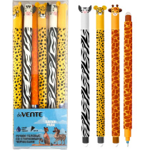 Ручка гелевая стираемая deVENTE "Safari Park" синяя, 0,5мм, корпус Velvet-Touch