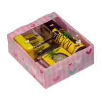 Набор подарочный BV "Fresh & fruity. Ананас" ластик, клей-карандаш, точилка