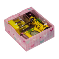 Набор подарочный BV "Fresh & fruity. Ананас" ластик, клей-карандаш, точилка