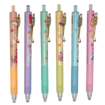 Ручка гелевая автомат. "Капибара" синяя, 0,5мм, ароматизир.