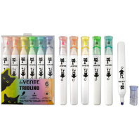 Набор текстовыделителей "deVENTE Triolino. Cat Accent" 6 цв., 1-5мм