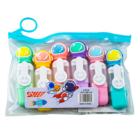 Набор текстовыделителей Egoist "Космонавты" 6 цв., в пенале