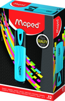 Текстовыделитель MAPED 1-5мм, классик, голубой