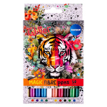 Фломастеры  10цв "Centrum. Glitter"