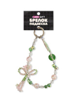 Брелок-подвеска для телефона "Crystal" зеленый