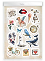 Стикеры "Любимые стикеры. Винтаж 2" 14,8*21см