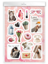 Стикеры "Любимые стикеры. Эстетика 1" 148*210 мм