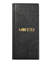 Альбом "Монеты" для 72 монет, 105х223, кожзам черный