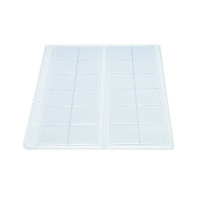 Лист д/монет  (207*250мм) ПВХ 180 мкм на 24 ячеек