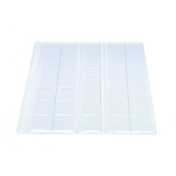 Лист д/монет  (207*250мм) ПВХ 180 мкм на 35 ячеек