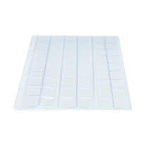 Лист д/монет  (207*250мм) ПВХ 180 мкм на 54 ячеек