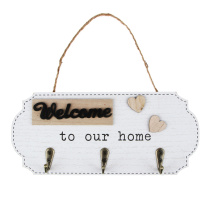 Ключница открытая 23см "WELCOME" , 3 крючка