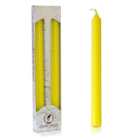 Свеча классическая жёлтая 2 шт/уп