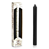 Свеча классическая черная 2 шт/уп