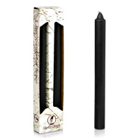 Свеча классическая черная 2 шт/уп