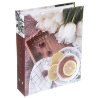 Фотоальбом 200 фото 10*15см Белые тюльпаны