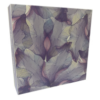 Фотоальбом 500 фото 10*15см 3 кольца, Фиолетовые листья