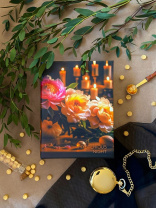 Фотоальбом 100 фото 10*15см Floral comfort 3, пластик.стр.*