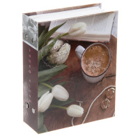 Фотоальбом 100 фото 10*15см Кофе и цветы