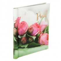 Фотоальбом магнитный 10л  23*28см спир. Roses