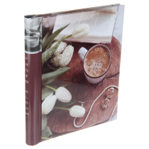 Фотоальбом магнитный 20л  23*28см спир. Кофе