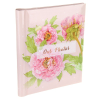 Фотоальбом магнитный 20л  23*28см спир. Цветы
