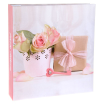 Фотоальбом магнитный 50л  23*28см кольца Fleur-de-lis