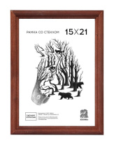 Фоторамка дерево 15*21см. 1701 (Светло-коричневая)