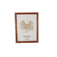 Фоторамка дерево 18*24см. 1701 (Светло-коричневая)