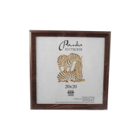 Фоторамка дерево 20*20см. 1702 (Темно-коричневая)