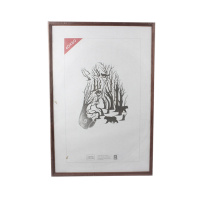 Фоторамка дерево 40*60см. 1702 (Темно-коричневая)