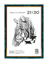 Фоторамка пластик 21*30 206 (Зеленый)