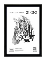 Фоторамка пластик 21*30 508 (Черная)