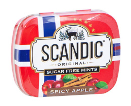 Драже освеж. б/с "SCANDIC. Пряное яблоко" 14 гр / уп.18 шт./