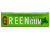 Жевательная резинка Грин Гам" Lotte" 26,1гр., /уп.15шт./
