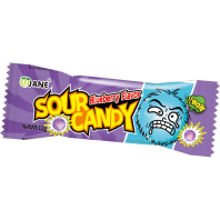 Леденцы кислые Sour Candy Mini 12 г. ,/уп.12 шт./, голубика