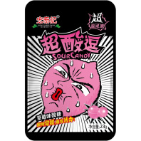 Леденцы супер кислые Sour Candy EXTRA SOUR 23 г. ,/уп.20 шт./, клубника