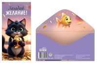 Конверт для денег "Загадай желание!"