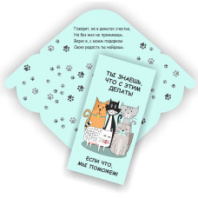 Конверт для денег "Ты знаешь что с этим делать !"