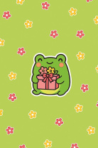 Открытка А5 "Лягушка"